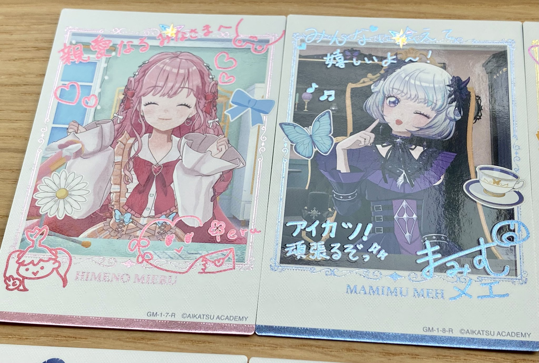 アイカツアカデミー デミカ 直筆サイン入り アイカツアカデミー
