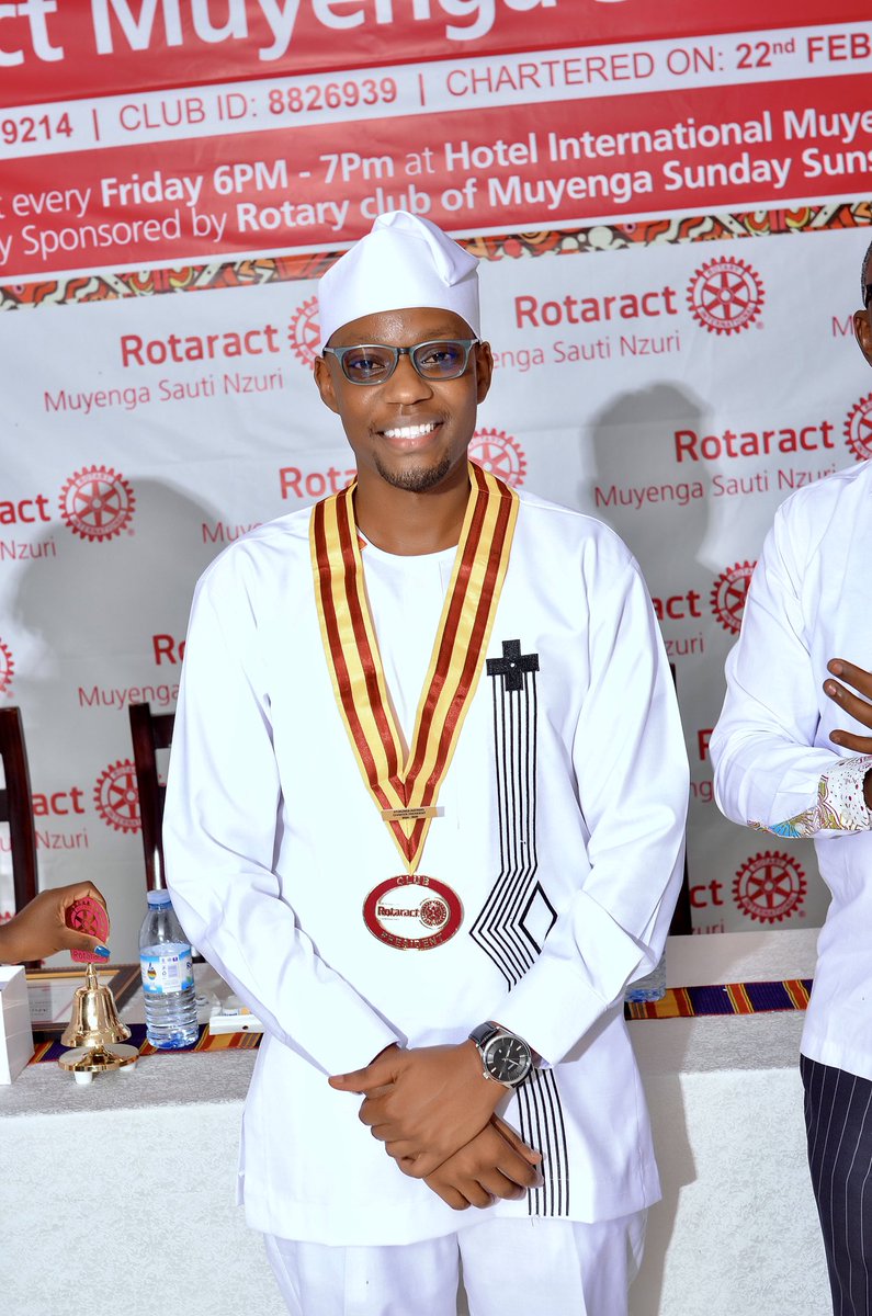 RAC_SautiNzuri's tweet photo. What an incredible night! We celebrated our charter and the installation of our new President. @AverinoVil
Deepest gratitude to our guests, Rotarians, fellow Rotaractors, and everyone who made it so special!
Let the service continue! #sauti #nzuri #RotaryFamily #presidency https://t.co/0GadlBUEDX