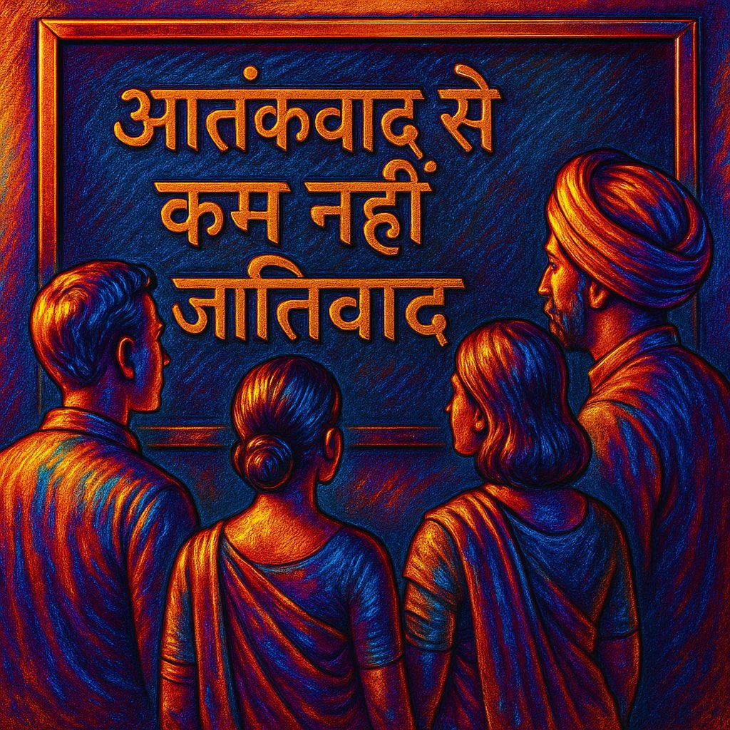 HIMANSHU_ASP's tweet photo. आतंकवाद से कम नहीं जातिवाद,
🤔 https://t.co/T0SUQzoN1V