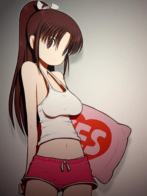 スト6不知火舞、選択画面の部屋着姿のアウトフィットは追加されるのかしら・・・? #不知火舞 