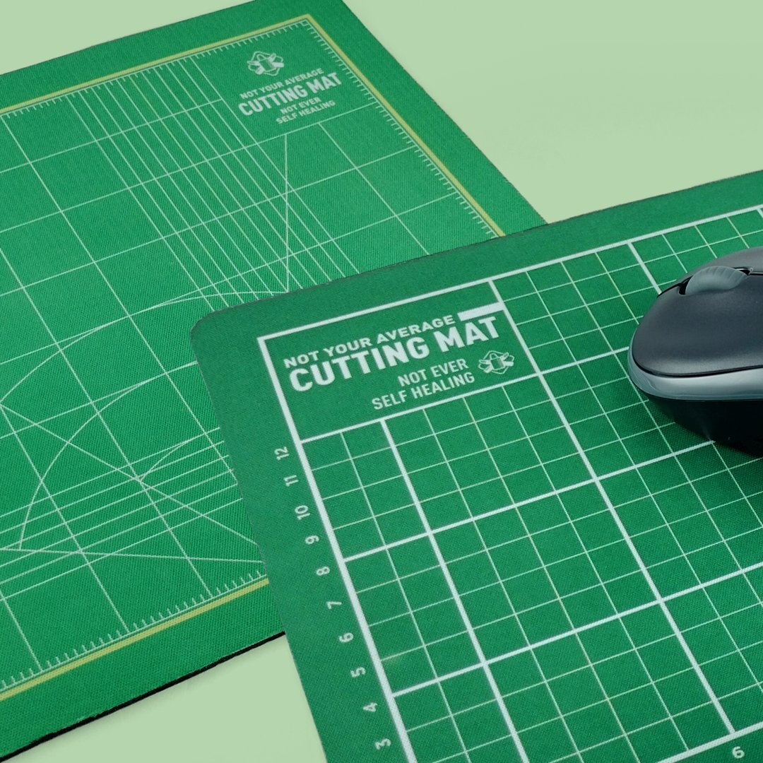 salazad's tweet photo. Not Your Average Cutting Mat. 
No Ever Self Healing. 
Not Even a Cutting Mat. 
Let 'Em Be Confused!

• 18 x 22 cm ( 2mm thickness - tipis sih) 
• Mid Standard Quality - so.. so lah! 
• Anti Slip Layeronly at https://t.co/g1fGuRxFMs 

#salazad #smallbiz #mousepad #cuttingmat https://t.co/w1hPUF1LIy