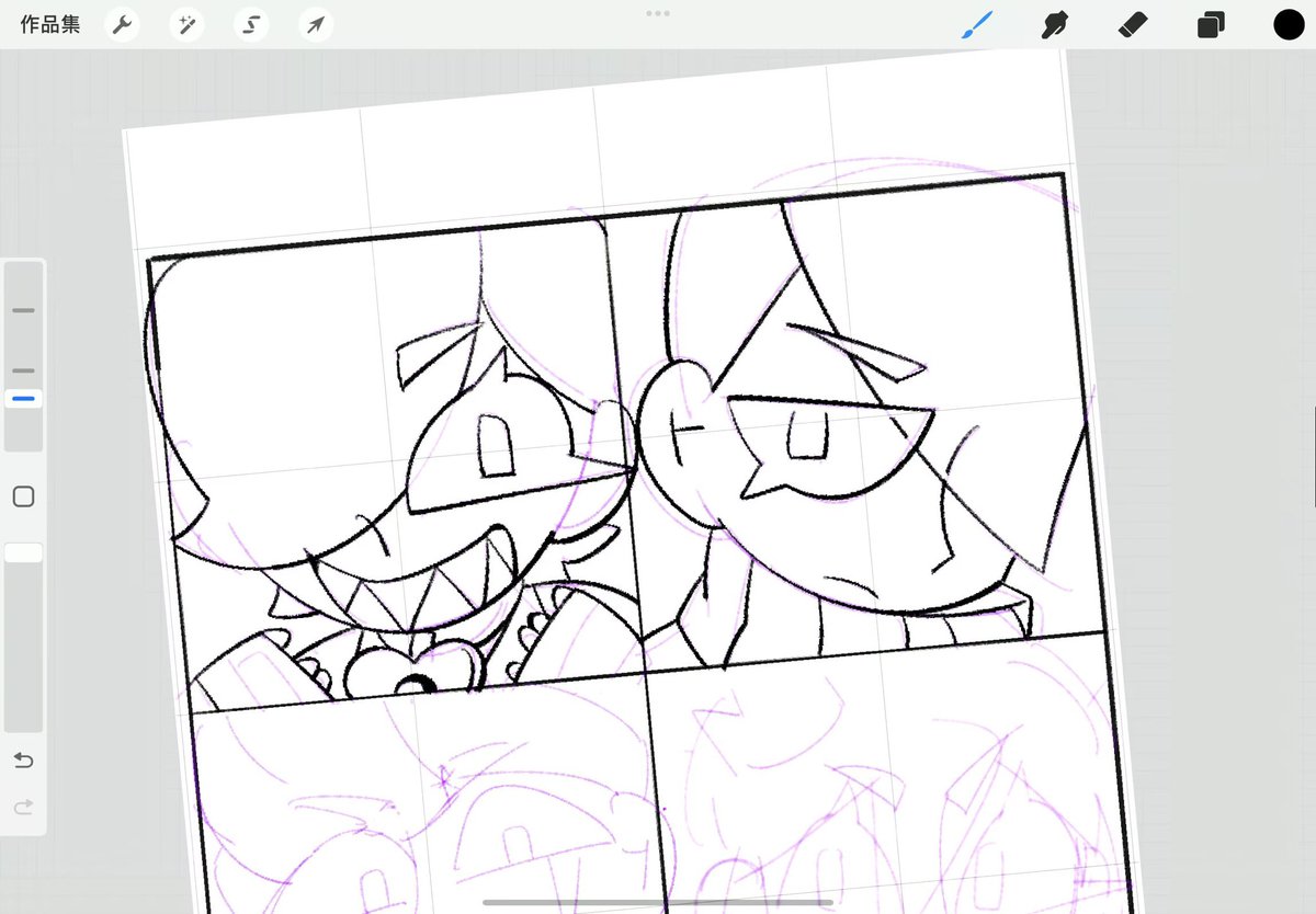 Beidan454534's tweet photo. A small exercise for the color composition class (draft)🫨 https://t.co/CbYi3ED26w