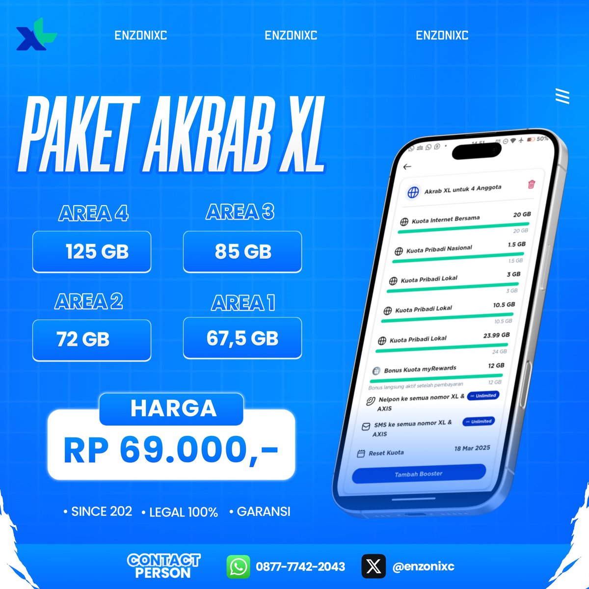 𝙀𝙣𝙯𝙤 | Akrab XL LEGAL tweet media