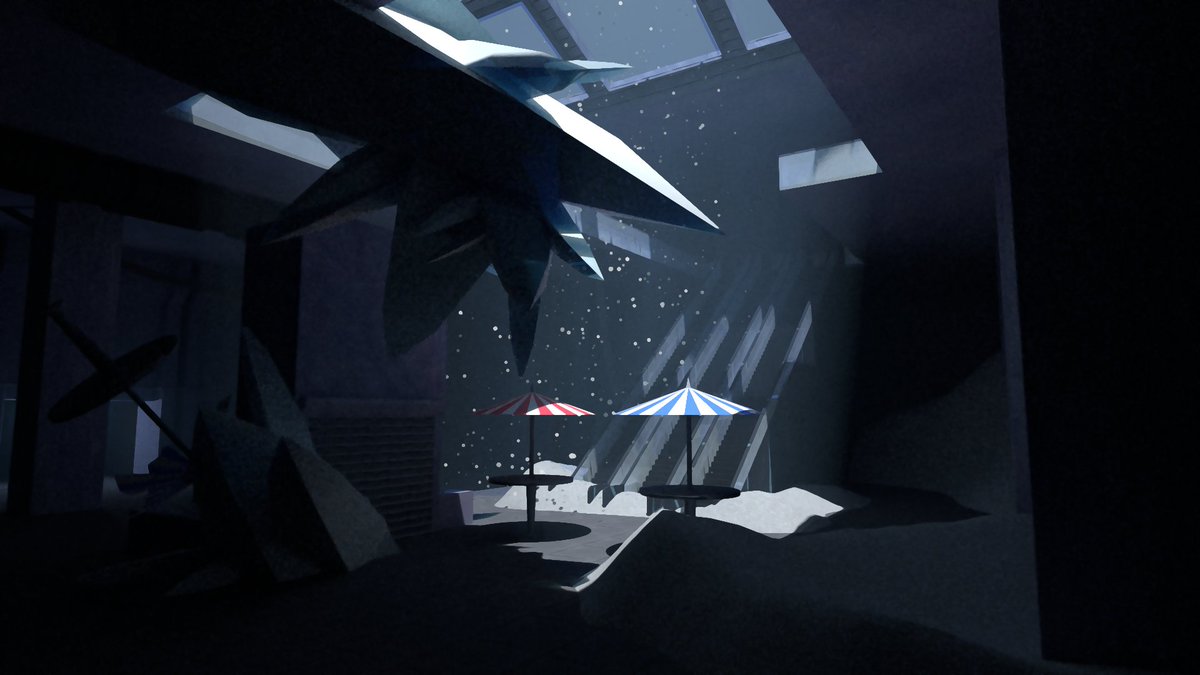 return of the snowy mall #b3d #indie_anime