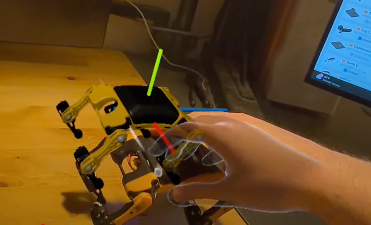 Unity Quadruped Controller with AR HUD (Bittle) petoi.camp/forum/showcase…