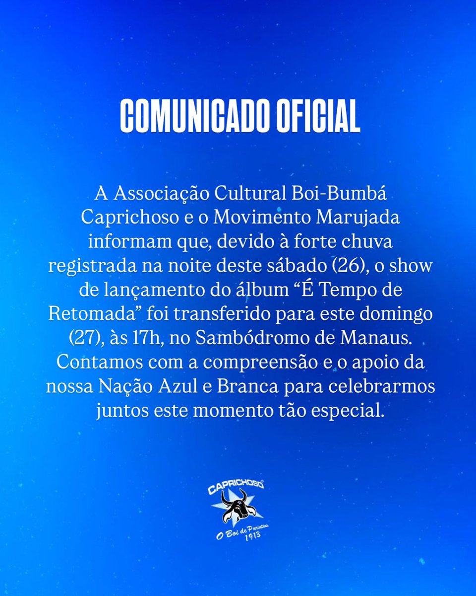 Comunicado Oficial