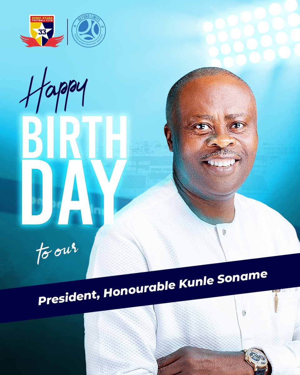 Long live the king 👑 

💙Happy birthday Hon. Kunle Soname OFR

#WeAreRemoStars