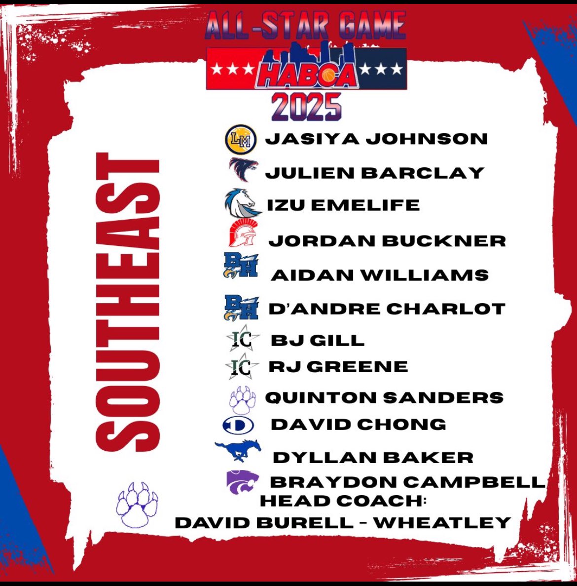 I am excited to be selected to participate in The 2025 HABCA ALL-STAR GAME