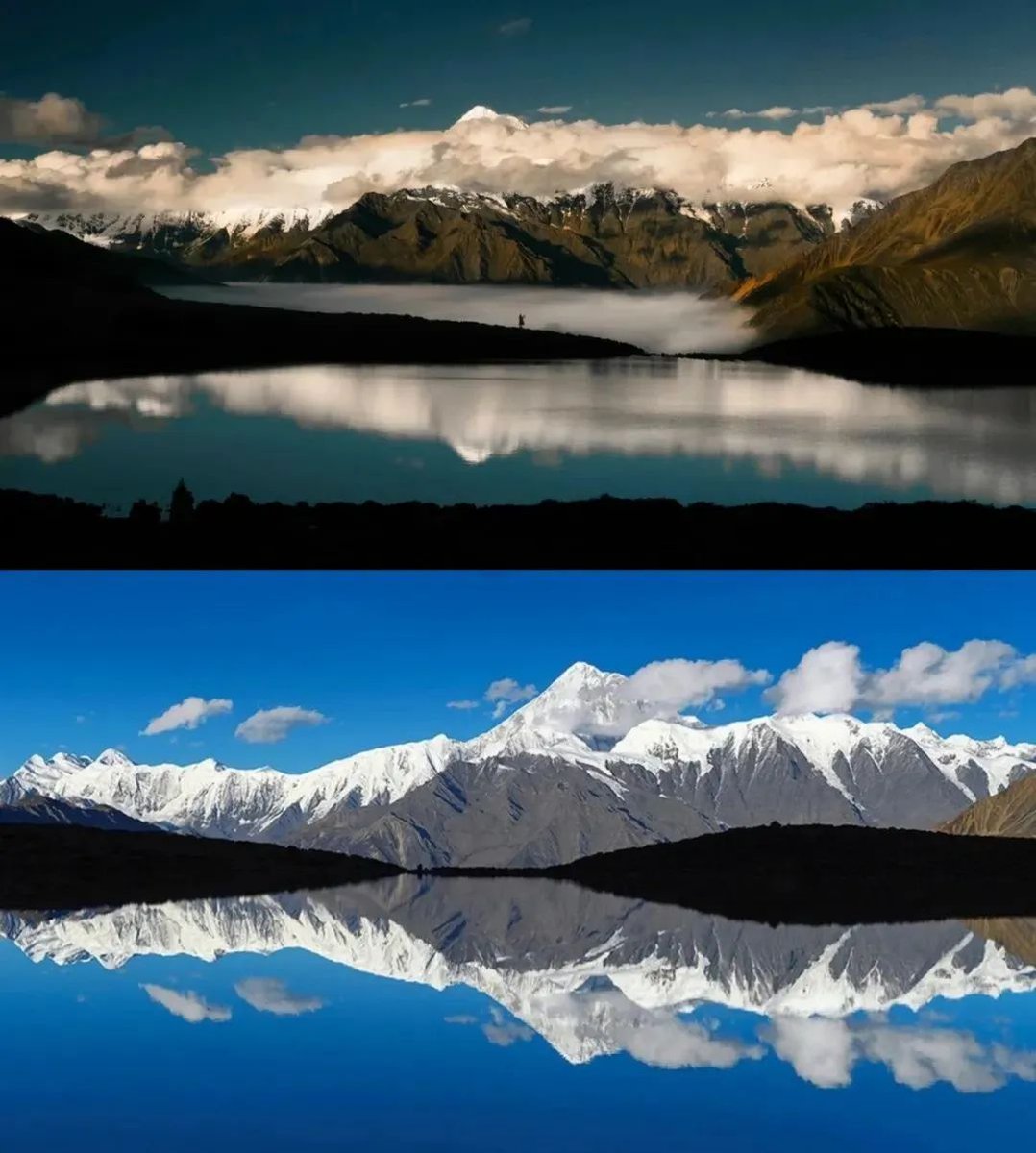 GanziChina's tweet image. Ganzi Road Trip: May Day Special 
Second stop: Lisuo Lake 
📍Shuobu Village, Gongga Mountain Township, Kangding
Surrounded by Gongga peaks, the lake mirrors the snowy mountains—absolutely dreamy!
#GanziGuide #SpringTrip #Travel #China #Holiday #MayDay #LaborDay