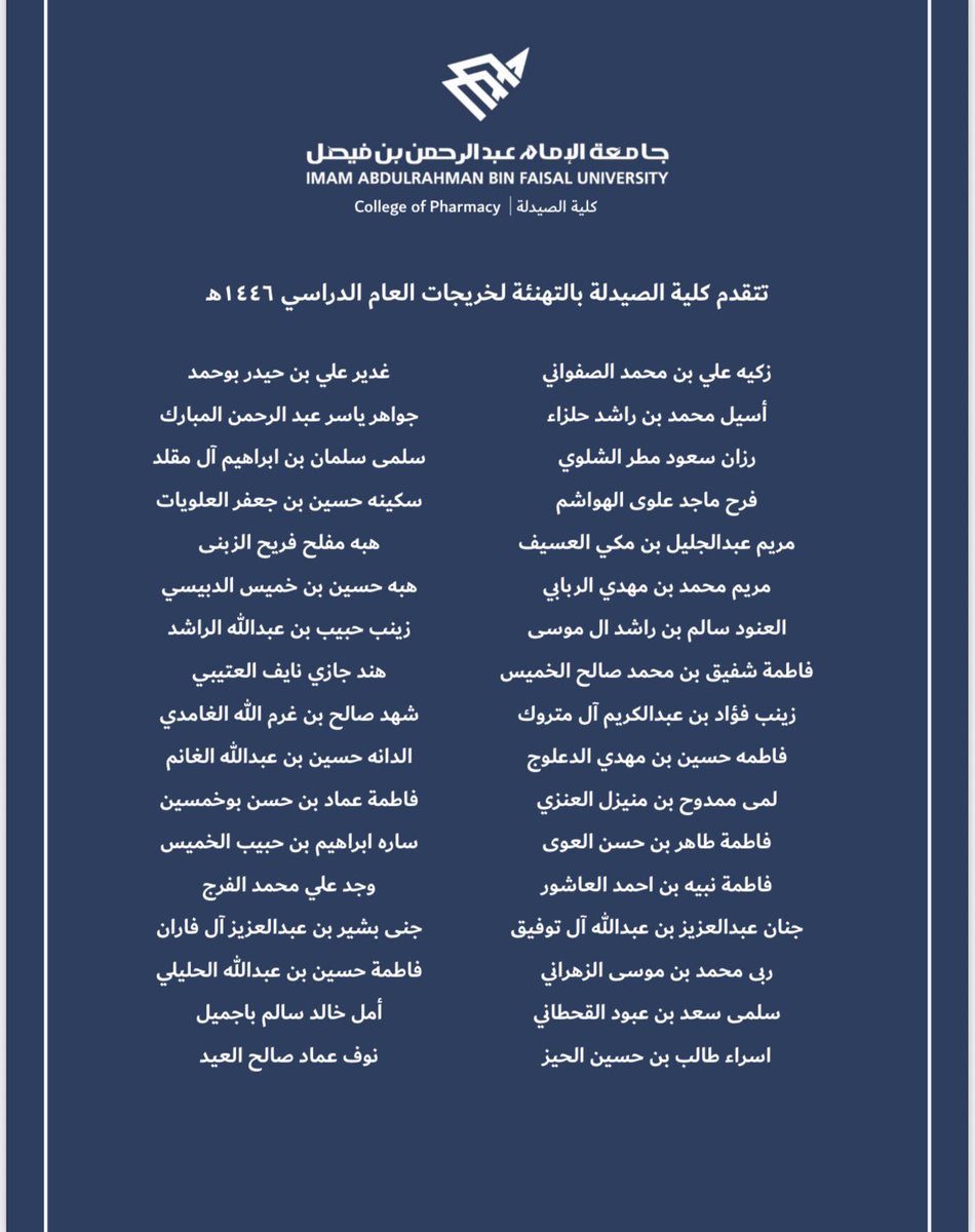 كلية الصيدلة tweet media