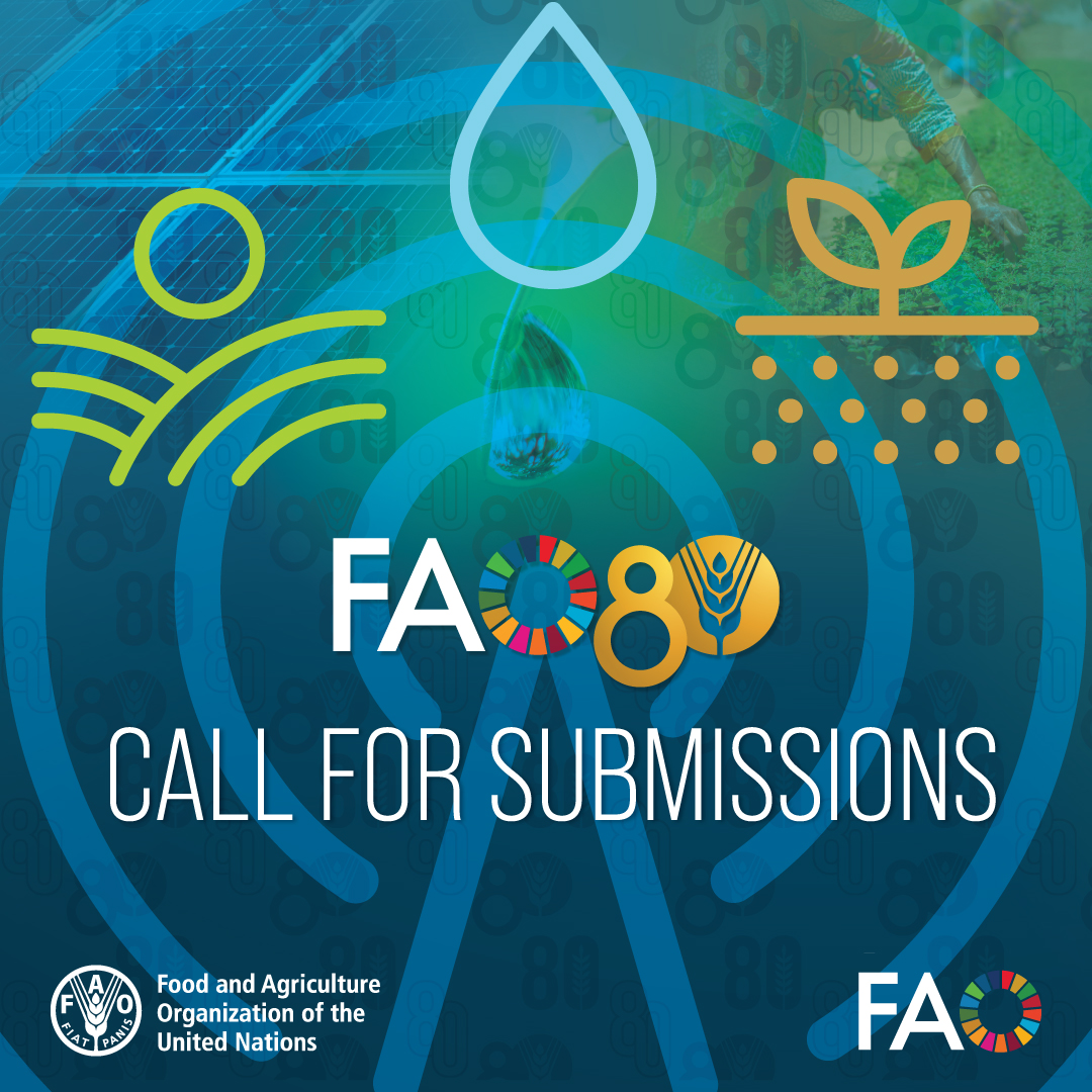 FAO Land, Soil and Water (@faolandwater) on Twitter photo We invite <a href="/FAO/">Food and Agriculture Organization</a> Members to submit their proposals to showcase impactful solutions in land, soil & water resource management.
⏳ by 30 April 2025 for submissions on land & soils
⏳ by 30 May 2025 for water & integrated resource management
Further details➡️tinyurl.com/4jfyahfz We invite <a href="/FAO/">Food and Agriculture Organization</a> Members to submit their proposals to showcase impactful solutions in land, soil & water resource management.
⏳ by 30 April 2025 for submissions on land & soils
⏳ by 30 May 2025 for water & integrated resource management
Further details➡️tinyurl.com/4jfyahfz