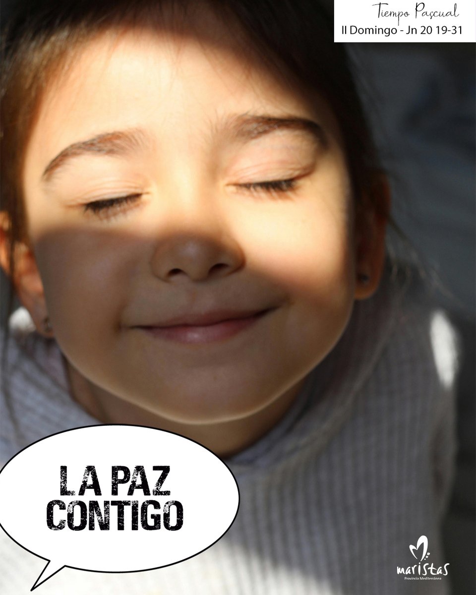 La experiencia de Jesús resucitado llena de paz a quien la experimenta. Esa paz nos colma de felicidad y nos impulsa a transmitirlo a otros, convirtiéndonos en portadores de esperanza y alegría. ¿Le has visto tú también? #SomosDesdeDentro #Evangeliodeldíaz #TiempoPascual