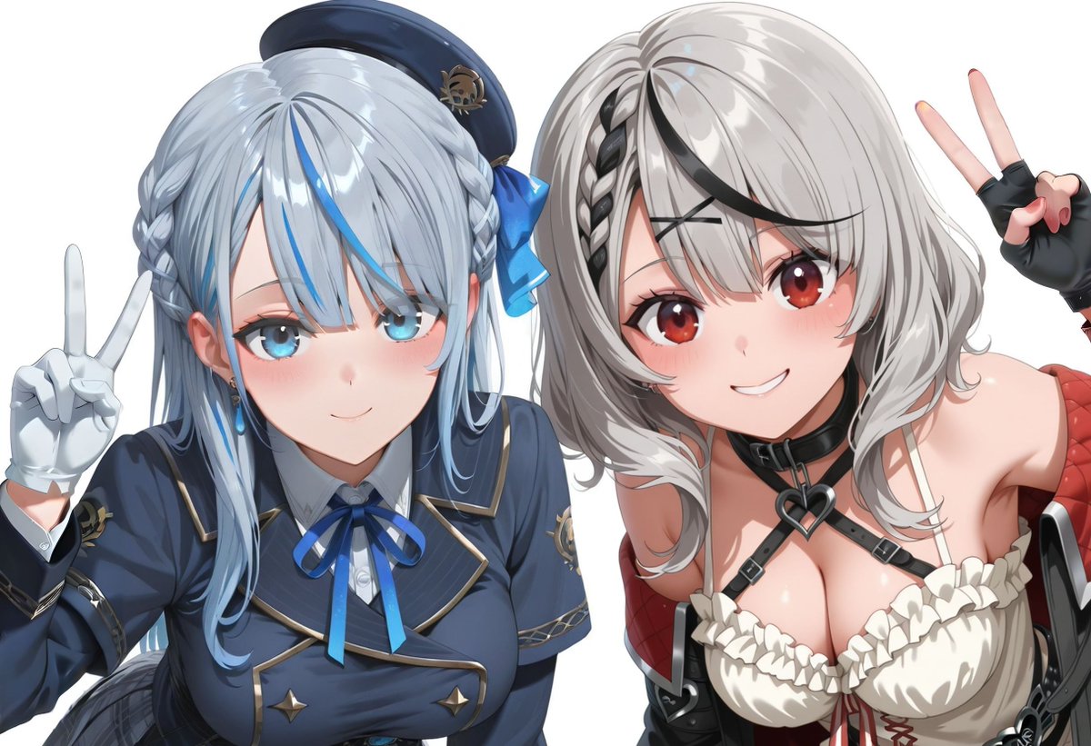 Amagai Ruka x さかまた #雨海ルカ #沙花叉クロヱ #ホロライブ #AI