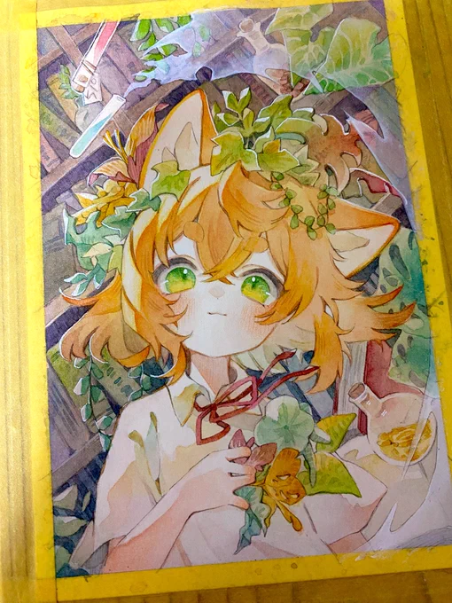 メイン作品:芽吹く緑脈5月10日〜枯れない記憶の中で(大阪Gallery grad.様にて展示) 