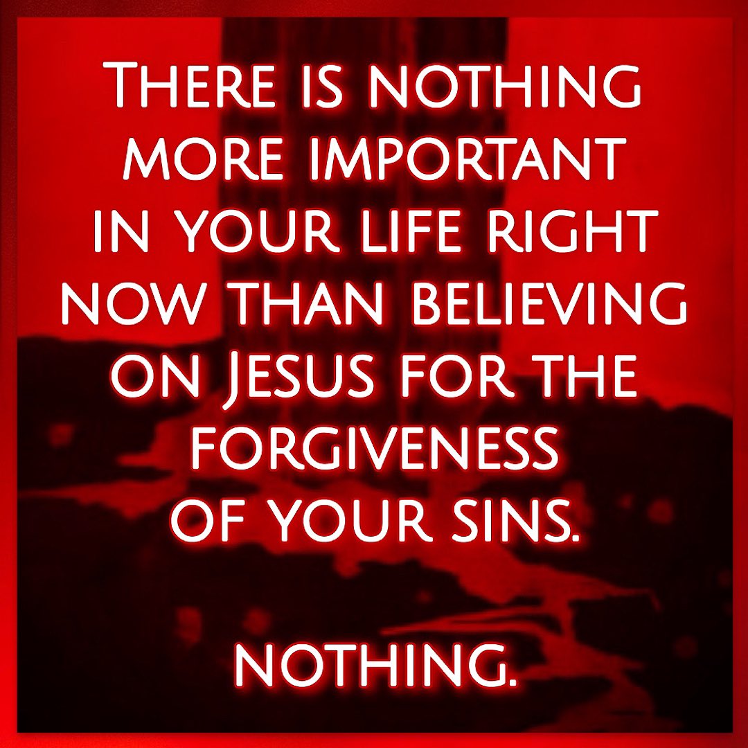 ToddDoty8's tweet photo. Is Jesus YOUR Savior?
He can be, today…
J E S U S S A I D:
🩸💯🩸💯🩸💯🩸
📖 Jesus saith unto
him, “I am the Way,
the Truth, and the Life:
no man cometh unto
the Father, but by Me.”
- John 14:6
Got Jesus?
#GotJesus
#JesusIsSalvation https://t.co/o0hmfk2iac