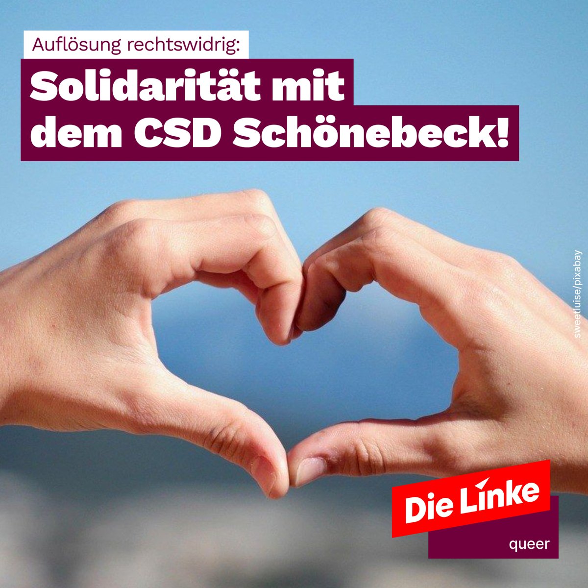 Die Linke queer (@dielinke_queer) on Twitter photo Skandalös: Ordnungamt und Polizei lösen CSD Schönebeck auf. Er sei "zu unpolitisch". Gehilfen der AfD in Uniform sagt dazu <a href="/dielinke_queer/">Die Linke queer</a>. dielinke-queer.de/aktuelles/pres… Skandalös: Ordnungamt und Polizei lösen CSD Schönebeck auf. Er sei "zu unpolitisch". Gehilfen der AfD in Uniform sagt dazu <a href="/dielinke_queer/">Die Linke queer</a>. dielinke-queer.de/aktuelles/pres…