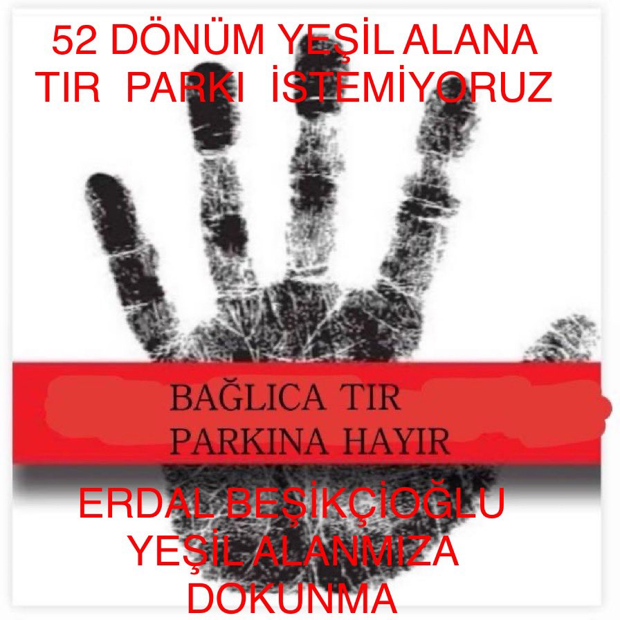 avuceyhan's tweet photo. Yeşil alanımızın tır parkı yapılmasını istemiyoruz. @erdalbeskcioglu @mansuryavas06 @eczozgurozel https://t.co/IM3wh3UXyx