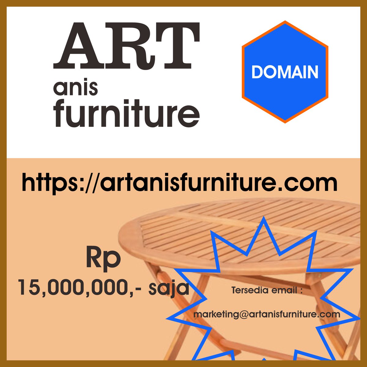 pasarkayu's tweet photo. https://t.co/1m5FktuokU
#jualdomain
#domainpremium
#artanisfurniture https://t.co/UFzyXR863v