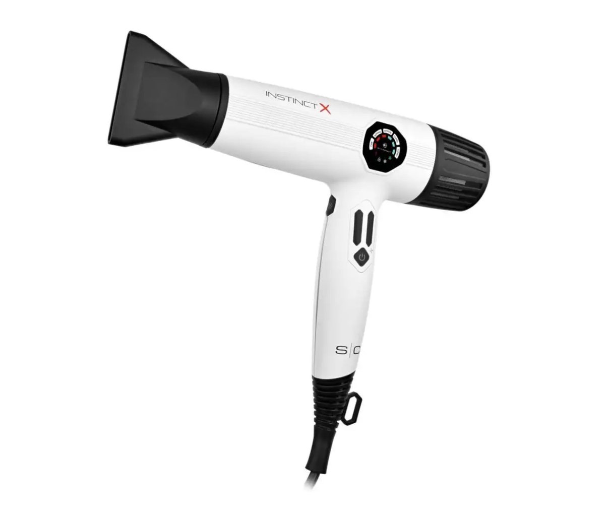 gerryudellinc's tweet image. StyleCraft Instinct-X: 68K RPM brushless motor, 5 presets + 12 manual settings, ionic tech, and memory recall. Includes 2 nozzles, diffuser, and extra filter. #StyleCraft #InstinctX