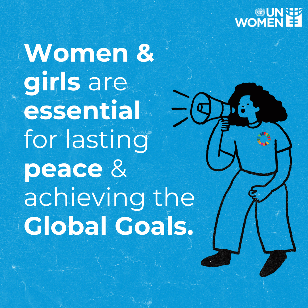 Global Goals (@globalgoalsun) on Twitter photo ππ‘π π°π¨π«π₯π π§ππππ¬ π©ππππ ππ§π π©ππππ π§ππππ¬ π°π¨π¦ππ§.
Women's participation in the peace processes increases the likelihood of reaching lasting peace and achieving the #GlobalGoals.
#WomenPeaceSecurity
un.org/sustainabledevβ¦ ππ‘π π°π¨π«π₯π π§ππππ¬ π©ππππ ππ§π π©ππππ π§ππππ¬ π°π¨π¦ππ§.
Women's participation in the peace processes increases the likelihood of reaching lasting peace and achieving the #GlobalGoals.
#WomenPeaceSecurity
un.org/sustainabledevβ¦