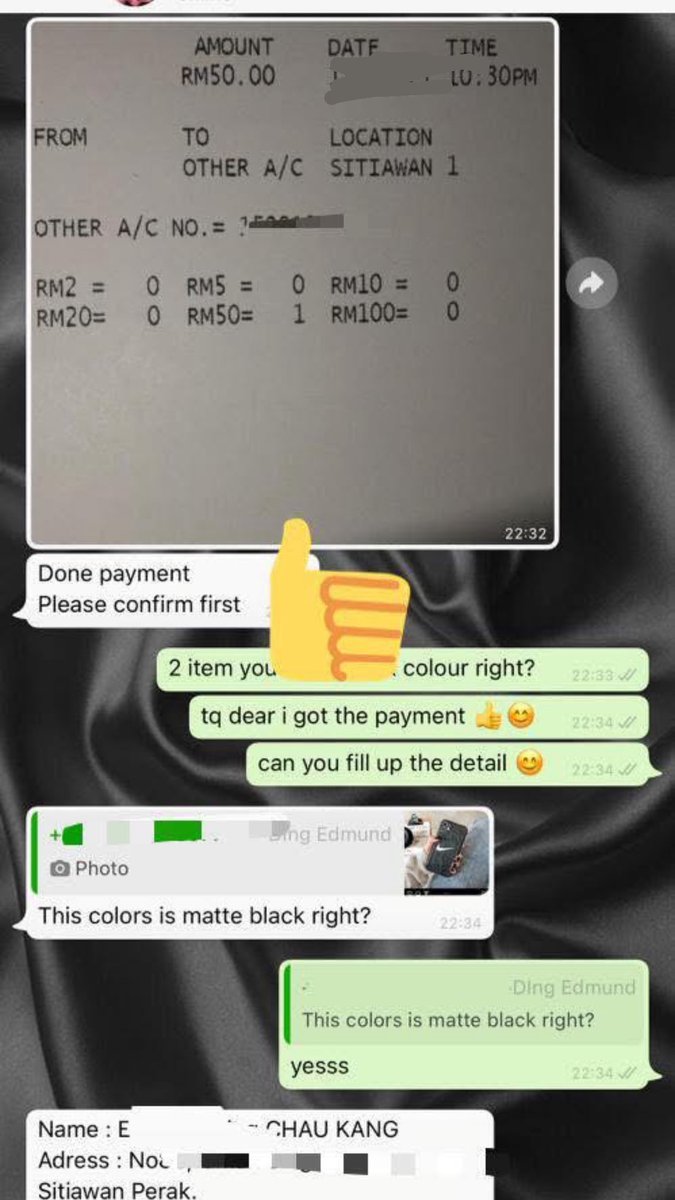 urnewcasing's tweet photo. Tq customer for the payment ✨📱
.
#casingmurahmalaysia #feedbackcasing #casingiphonemalaysia #casingmurah #casingmurahmalaysia #casingiphone #casingiphonemalaysiaiPhone #casingphone2025 https://t.co/zhFs8GjOed