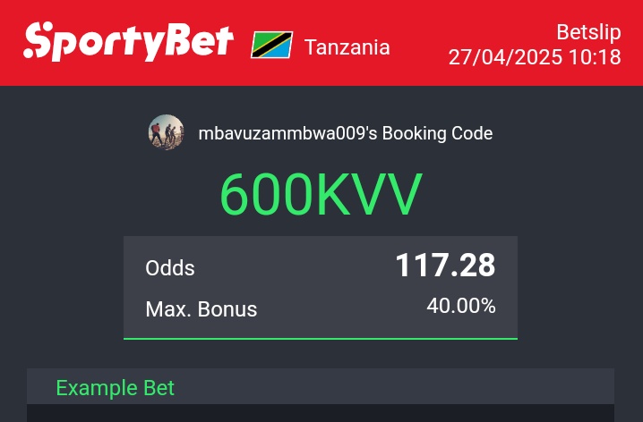 vidercruz_99's tweet photo. Nataka tukaiangalie hii code wanangu alafu mje tuzungumze Kama tunaacha ivoo ivoo au tu edit wapi 

 Naona nikimliza kanji miguu juu Leo game zipo open kbsaa alafu odds mvua🔥🔥🤣🤣
Let's go chaps 👊👊💪💪 https://t.co/FzaQXjCkEN