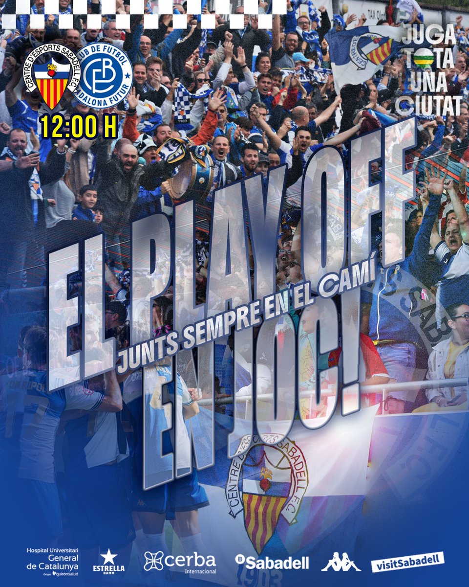 Arlequi1903's tweet photo. Match day.
Support your local team!
#AMQM 
#SabadellBadalonafutur https://t.co/Hj25XkAw3w