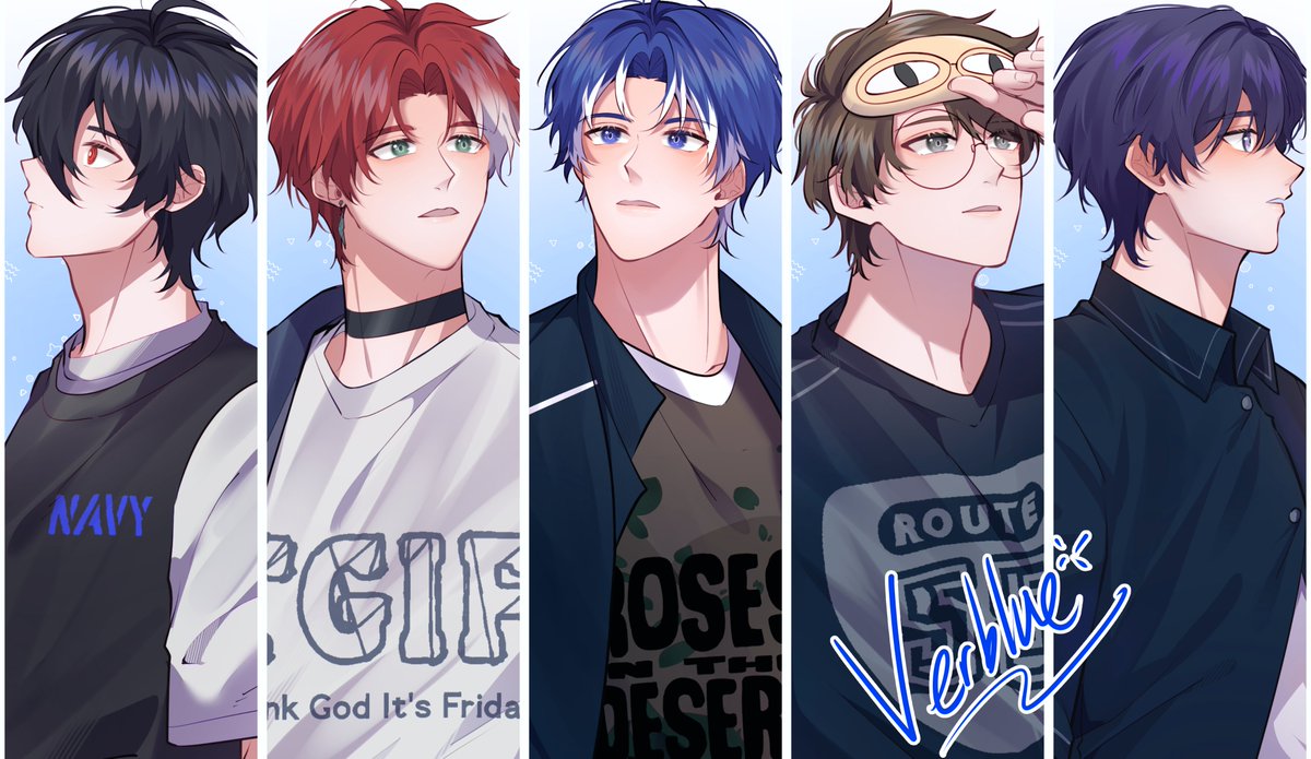 707roka's tweet photo. VERBLUE art for #PCB2 #PCB2R2
I'm doing art for this boyband team🥺🩵
Everyone is so cool!💙💙💙💙
===
Watch our entry here https://t.co/rOqffwM0Yy
===
#VERBLUE #youtaiteworks #ZEROBASEONE #ZB1 #제로베이스원 https://t.co/YP6PlF4WFH