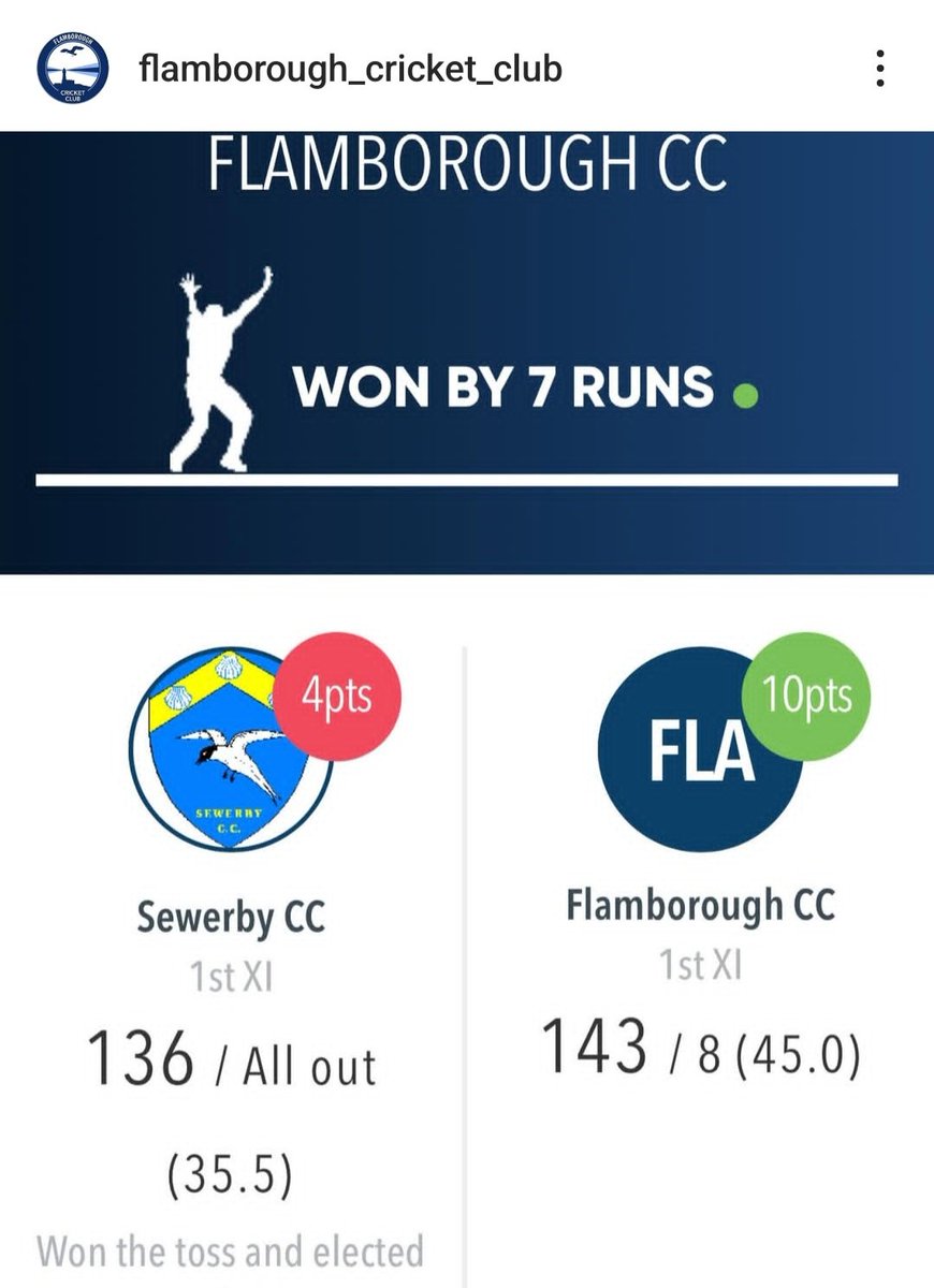 Flamborough Cricket Club tweet media