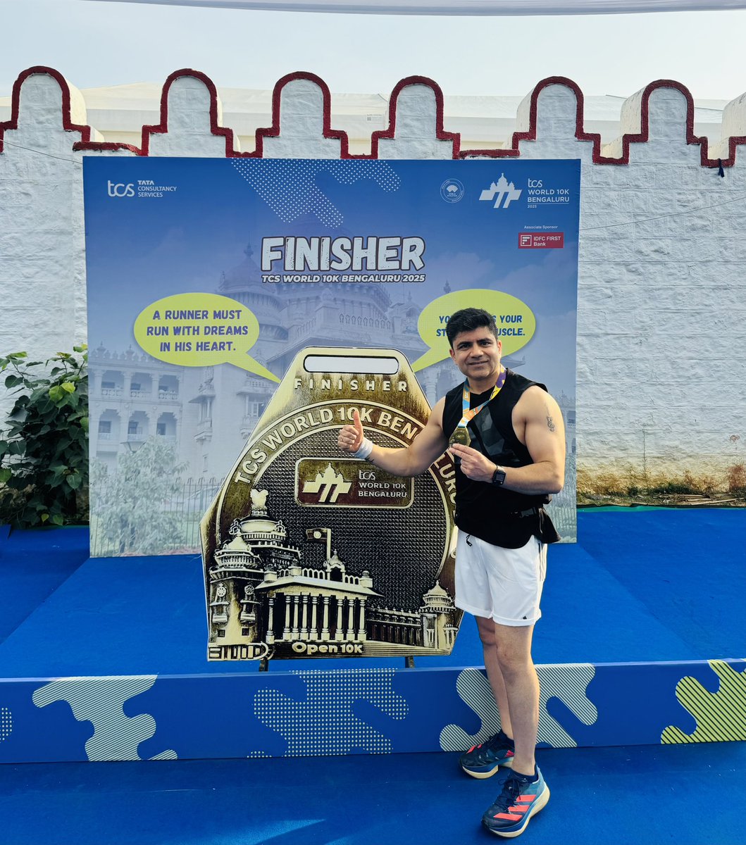 DrSunilBhat's tweet photo. Morning well spent !!
#TCSWorld10K #Run4Health https://t.co/ufKjak1iYG