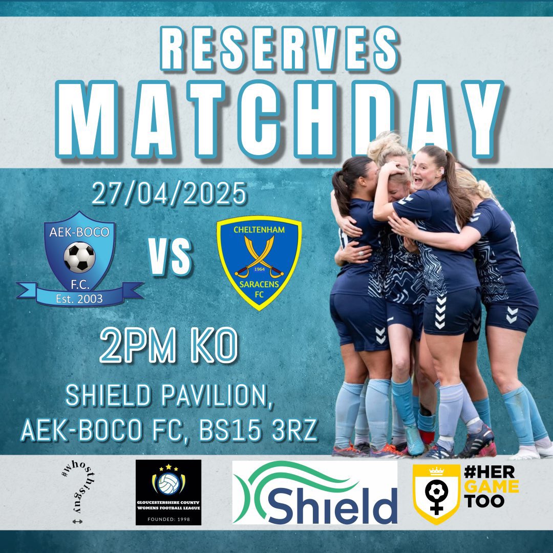 aekbocoladiesfc's tweet photo. 𝙶𝙰𝙼𝙴 𝙳𝙰𝚈 ⚽️

It’s a BIG day for our Development side as it’s their turn in Semi-Final action in the Chairmans League Cup! @BathCityWFC Devs the opposition at Twerton Park 🏆 

Reserves at home on the main pitch, playing hosts to @WomenSaracens 🔵 

#uptheboco https://t.co/t825781Ycv