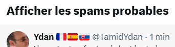 Cher Twitter / X qui me remet en shadow ban, sûrement sur dénonciation de quelque macronnard, mais qui publie à longueur de journée les pires scams, dropshippings et autres arnaques sous forme de pubs, tu peux aller bien te faire enc*ler, avec du verre pilé et du goudron.