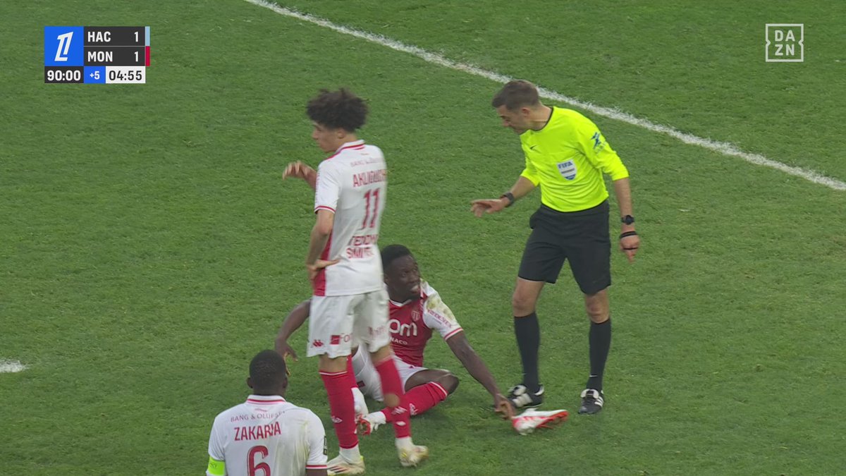 #HACASM 
Y avait-il faute pour <a href="/AS_Monaco/">AS Monaco 🇲🇨</a> à la 90+5' au Havre ?

Turpin a dit non. Fausse-t-il le championnat ?