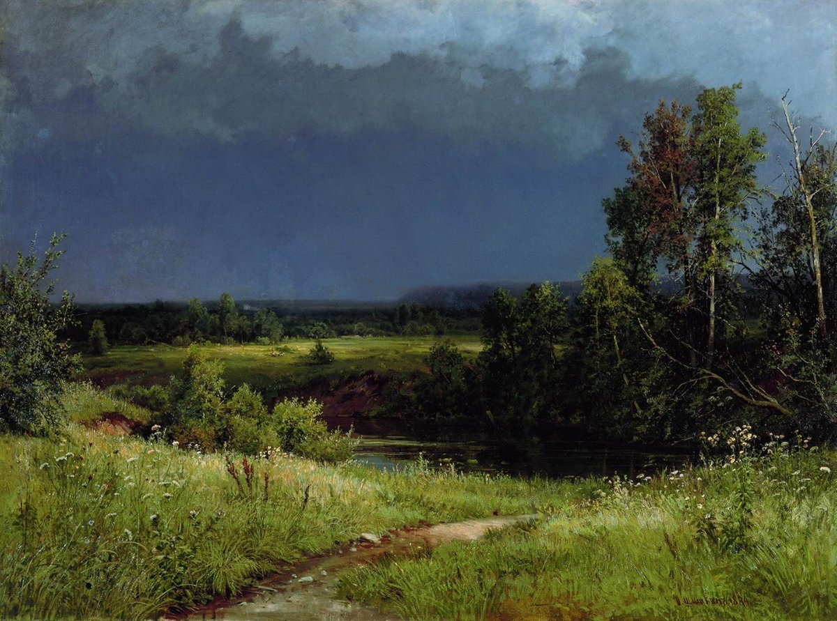 DailyClassicArt's tweet photo. Ivan Shishkin - "Before the Storm" (1884) https://t.co/ivytUAhkV4
