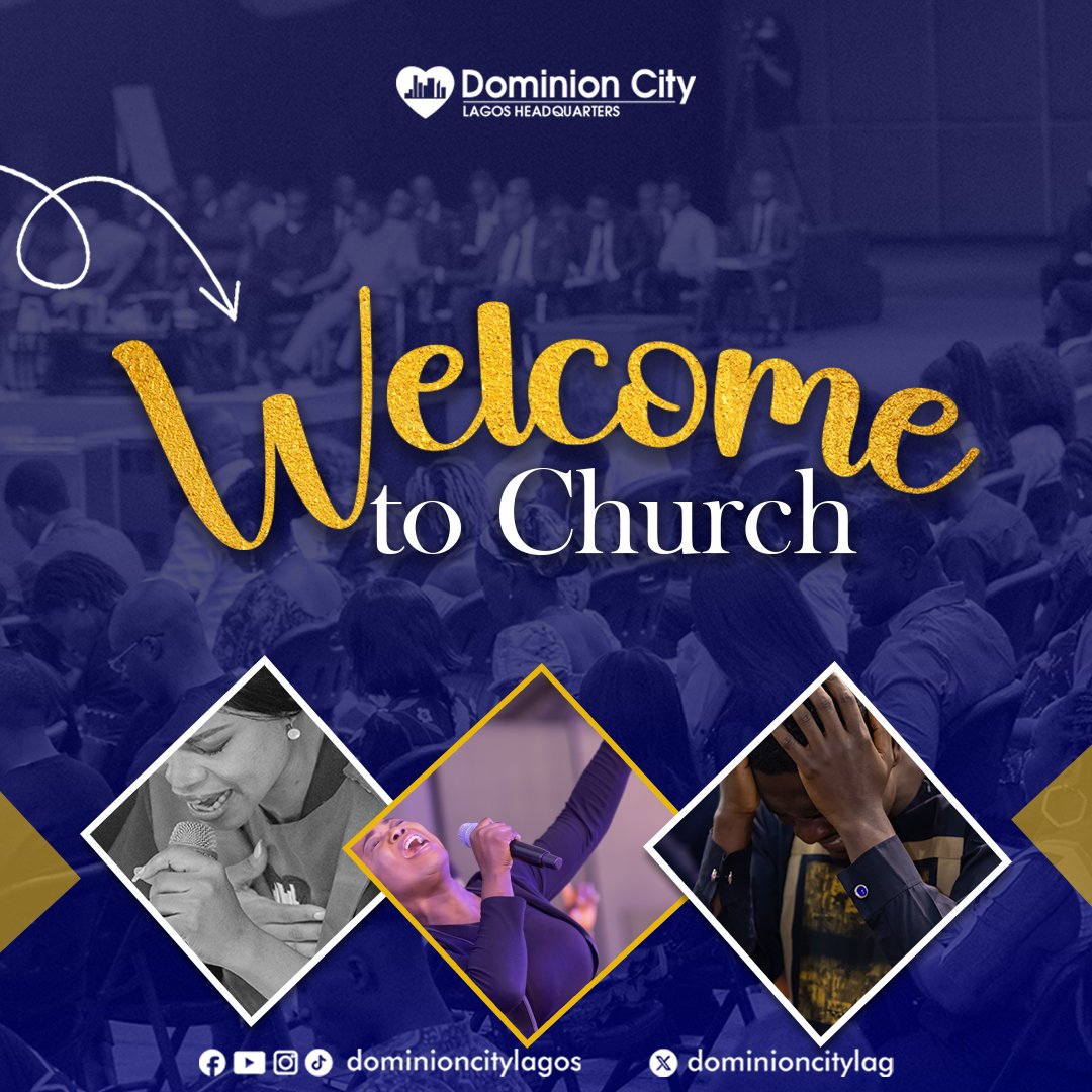 dominioncitylag's tweet image. Welcome to Church, we are delighted to have you fellowship with us today&apos;

#DominionCity #Overflow #TestimonyService #ThanksgivingService