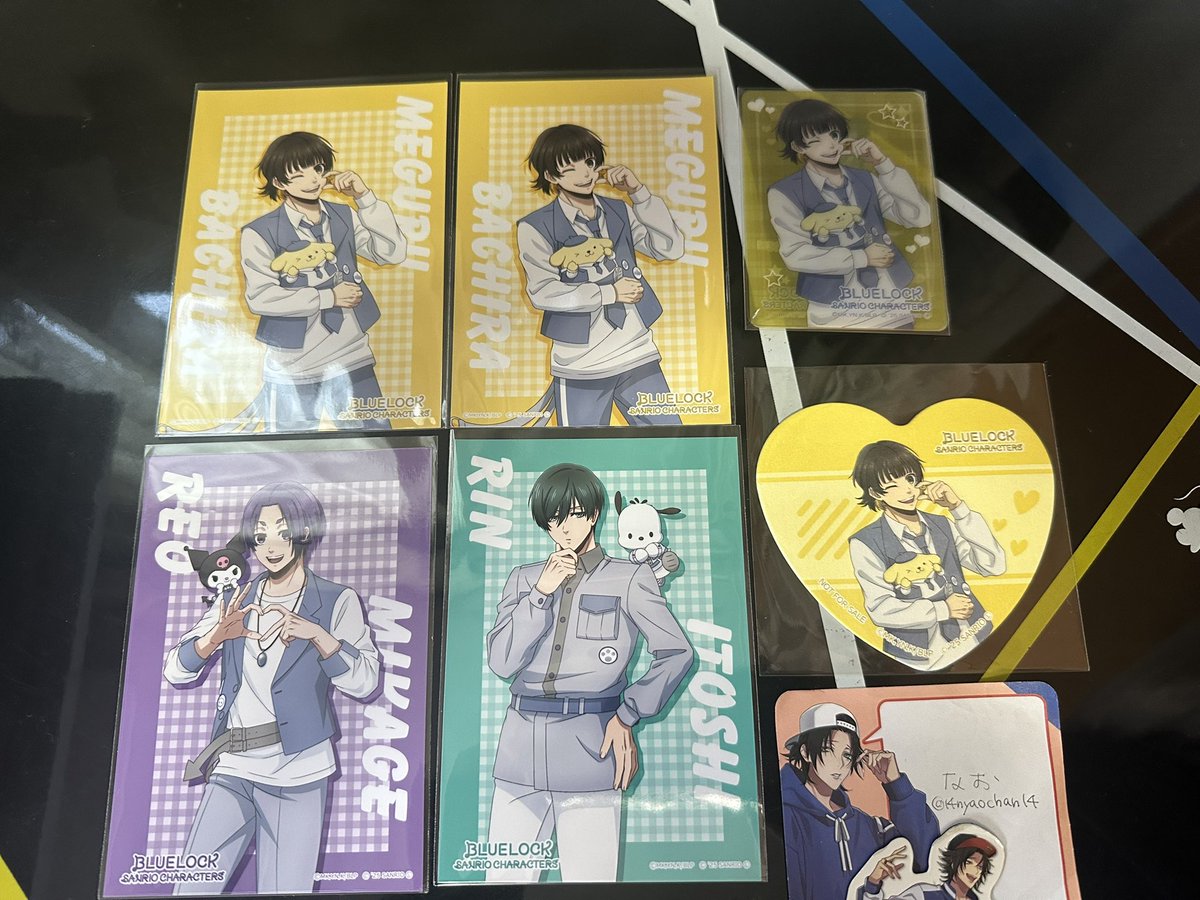 【交換】ブルーロック ブルロ サンリオ  ラフォーレ原宿 クリアカード ブロマイド 特典

譲 → 蜂楽、玲王、凛
求 → クリカ 國神、(千切)
         ブロマイド 國神
         特典 國神

29日秋葉原、夕方頃池袋にてお手渡し可能です。後日都内手渡し又は郵送にて。
宜しくお願い致します。
