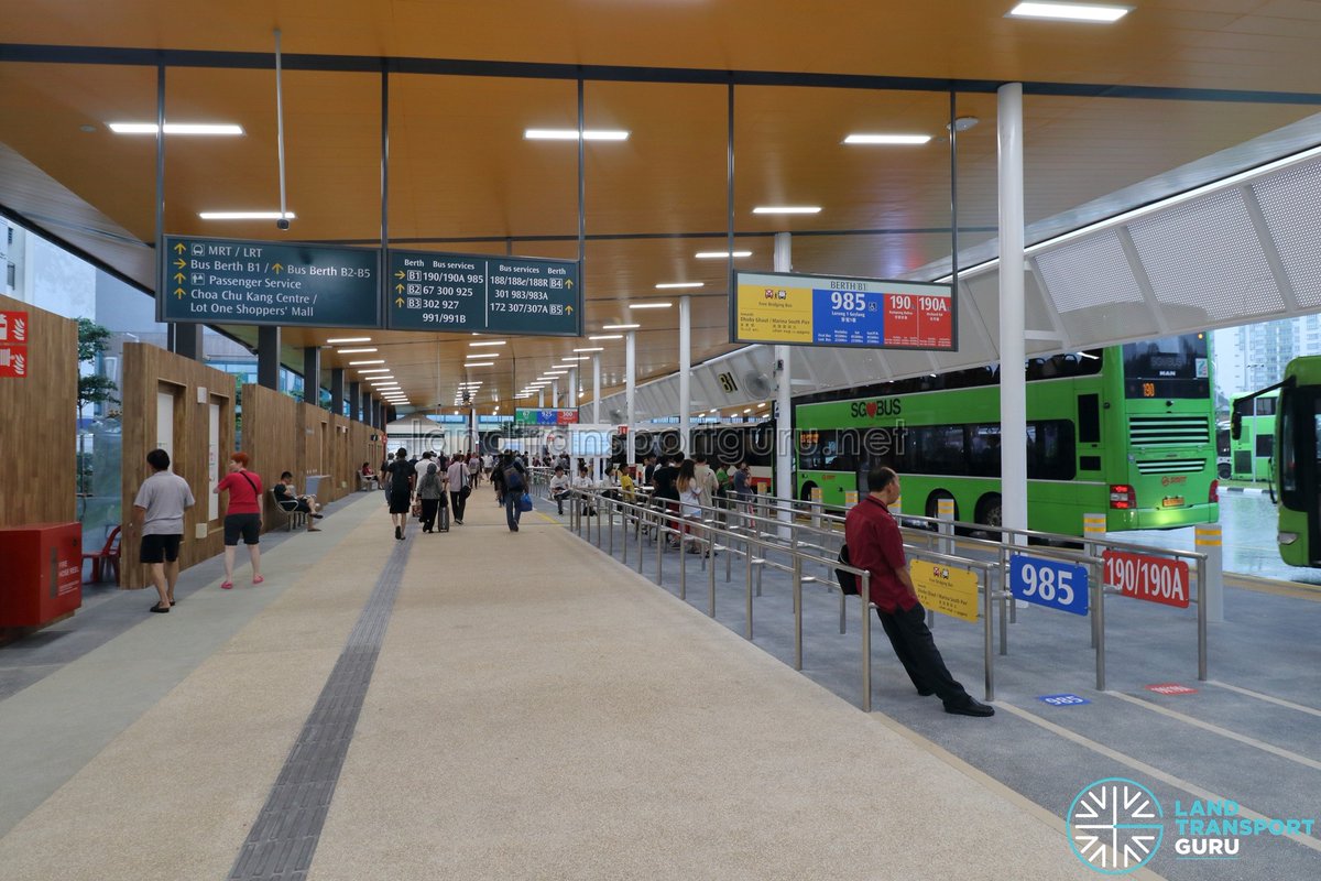 ViscountBP's tweet image. A more accurate comparison is the Bus Interchanges.
This Choa Chu Kang Temporary Bus Interchange station.
Yes, temporary, i.e sementara.