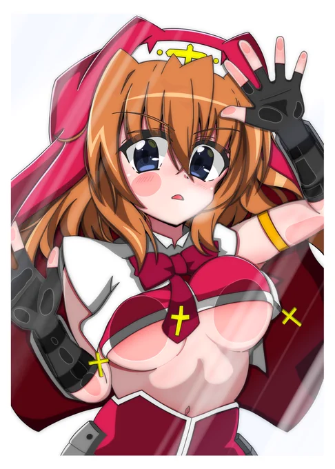 張り付くシャンテさん 