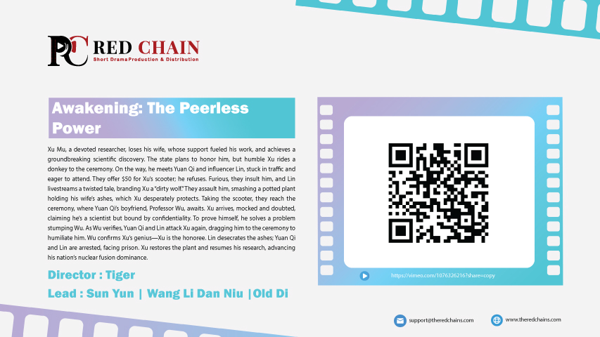 the_red_chains's tweet photo. Just watched Awakening: The Peerless Power and I’m floored! 😭 Sun Yun as Xu Mu is a quiet hero you’ll root for—a scientist facing slander, violence, and heartbreaking loss, yet never wavering. WOW. 8.5/10! 🌟 #AwakeningThePeerlessPower #ShortDrama #MustWatch https://t.co/h8dc93rGJv