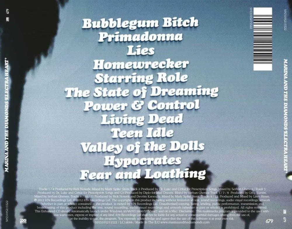 PopCrave's tweet image. 13 years ago today, Marina and The Diamonds released ‘Electra Heart.’