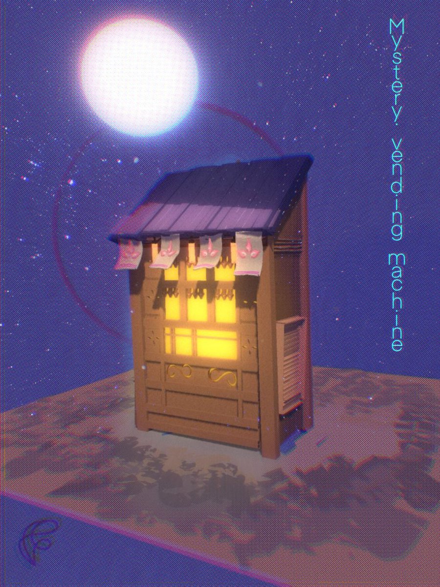 MirilionA's tweet image. Evenings are for experiments: my vending machine concept is slowly taking shape. Finished the rough base — keeping it loose and sketchy on purpose. Next step: exporting it into Blender! #feather3d