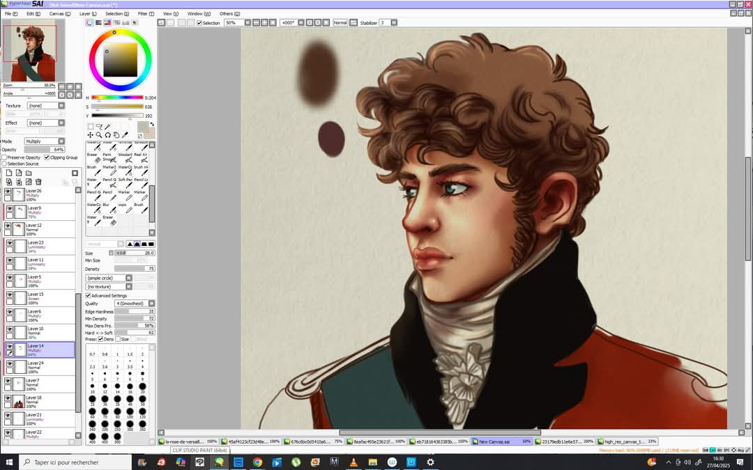 #ArtByFab #gayillustration #gayart #wip out of my comfort zone