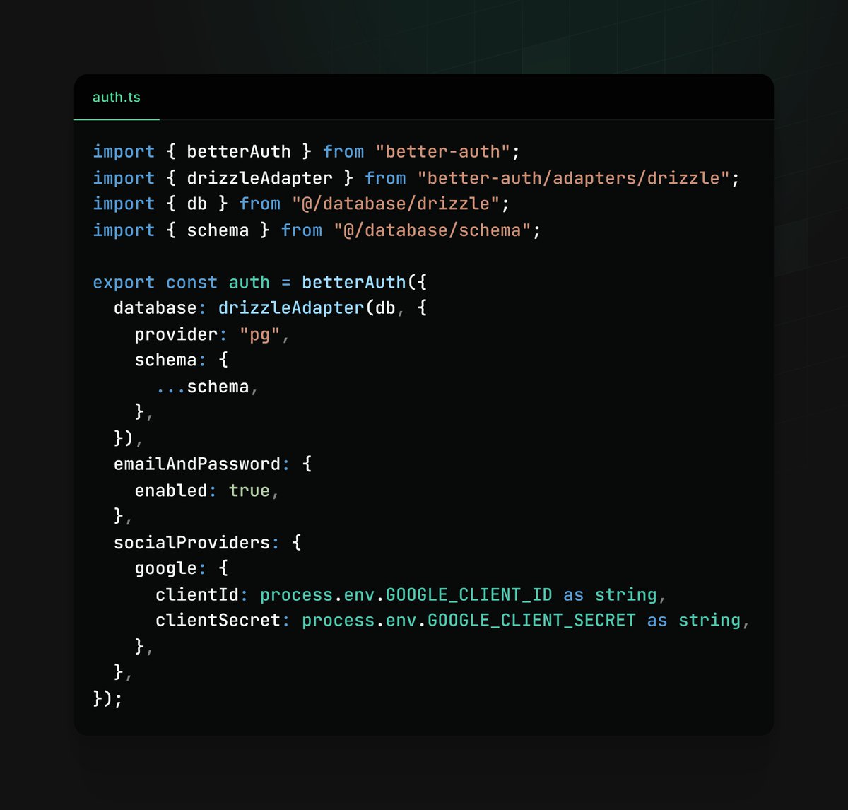 KaraBharat's tweet image. Seamless auth setup using @DrizzleORM, @better_auth, and @honojs — as simple as that.