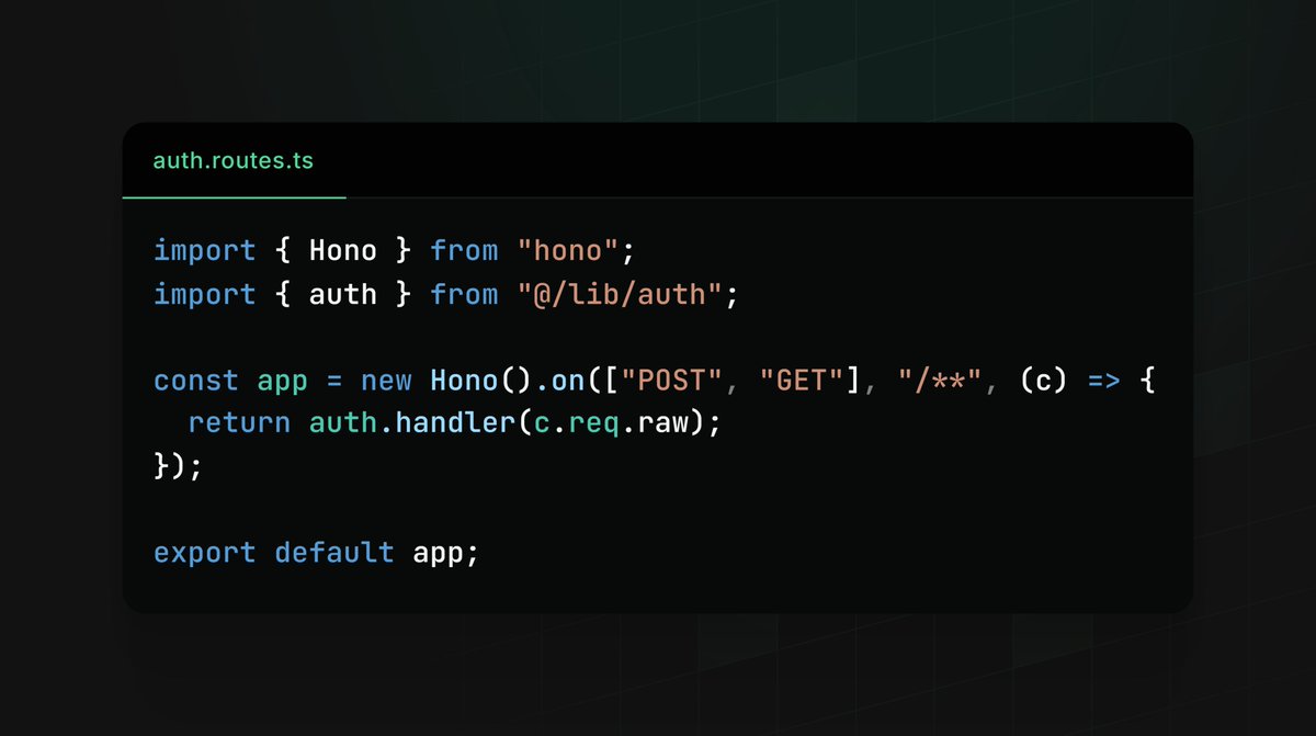 KaraBharat's tweet image. Seamless auth setup using @DrizzleORM, @better_auth, and @honojs — as simple as that.