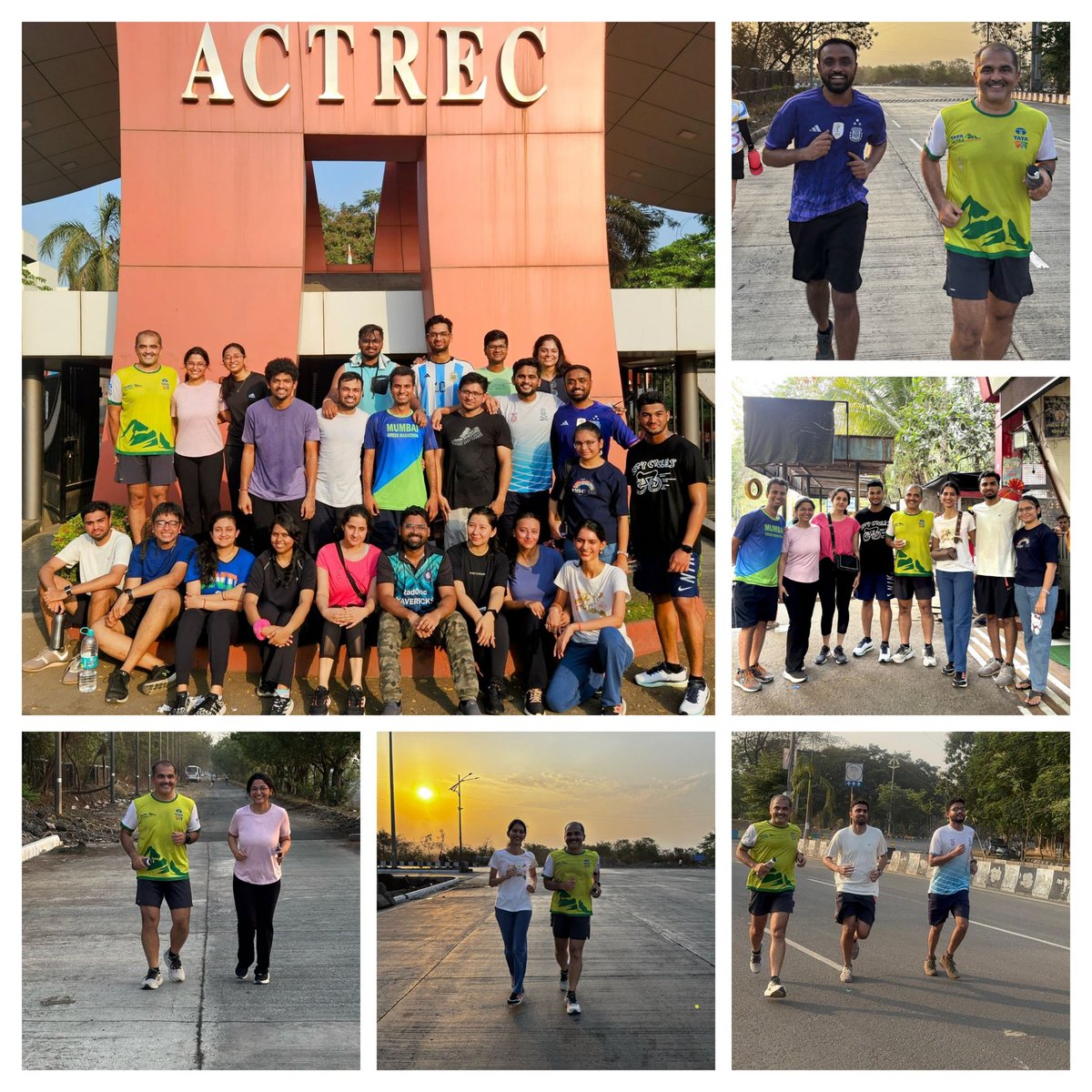 VedangMurthy's tweet photo. From sleepy mornings to sprint finishes — hard working residents @RadOncTMC have caught the  running bug! Smiles all around.
5km of laughs, sweat, and memories @ACTREC_TMC. https://t.co/EfSwLbsp9o