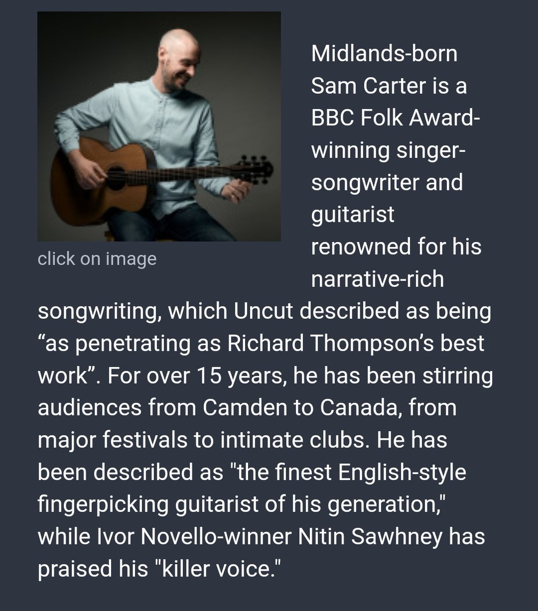 Birchmeadow centre Broseley 10th of May tickets £15 birchmeadow.org.uk <a href="/gr8musicvenues/">gr8MusicVenues</a> <a href="/WhatsOnShrops/">Shropshire What's On</a> <a href="/shropshirelive/">Shropshire Live</a>