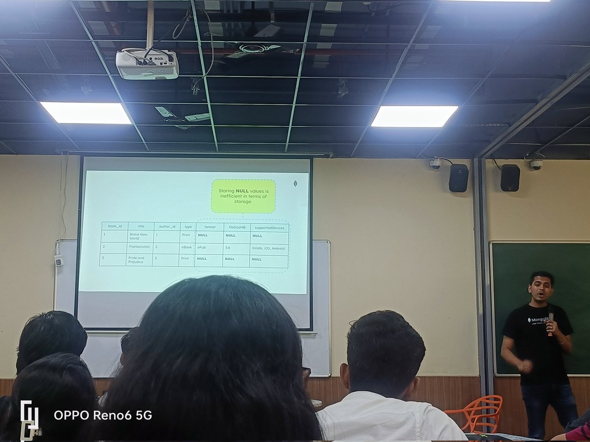 Prabel397x's tweet image. Deep diving into the art of #DataModeling and #SchemaDesign for #MongoDB at the #MUGMumbai workshop, led by the amazing @sourabhbagrecha! Huge thanks to @nilexshinde for making this happen. Grateful for the insights shared today!
 #mongodb #mugmumbai #workshop #data_modeling