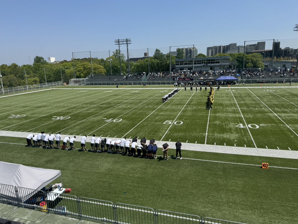 OTMLumberjacks's tweet photo. 春季大会
vs関大一
13-7で勝利しました❕
次戦は5月4日13時30分kick off
@'MKタクシーフィールド
vs大産大附属高校
になります👊
引き続き応援よろしくお願いします🙇♂️⤵
#アメフト
#追手門
#otemon
#春季大会 https://t.co/lDNK1tna4M