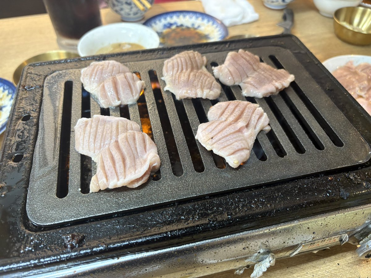 手伝い後の焼肉は最高だった👍