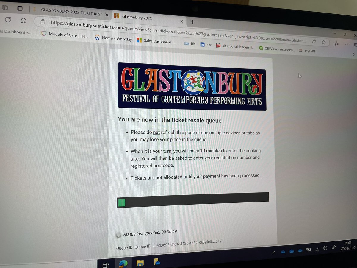 #Glastonbury Ain’t gonna be us